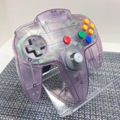 【フルメンテナンス】ニンテンドー64 コントローラー クリアパープル d
