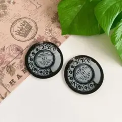 【2341】アクリルチャーム ダイヤル ２個 350円