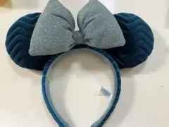ディズニー ミッキー型 カチューシャ ダークブルー
