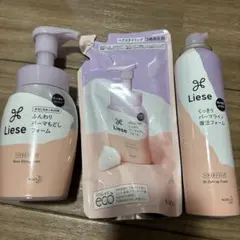 Liese ヘアフォームセット 250ml + 180g + 180gのサムネイル