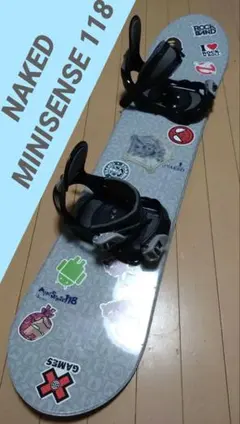 NAKED キッズ スノーボードセット 108cm バインディング NAKED キッズ スノーボードセット 108cm バインディング 2025年