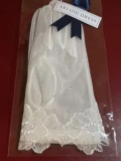 ARLUIS DRESS ウェディングショートグローブ クリスタル刺繍有り
