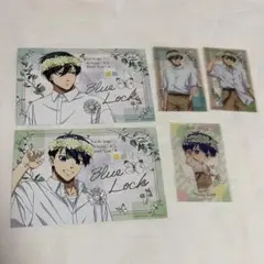 ブルーロック flower crown クリアカード 特典ポスカ 潔世一 糸師凛