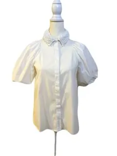美品✨ AKIKI arimatsu blouse 有松絞り ブラウス ホワイト 2026年最新】akiki 有松の人気アイテム - メルカリ