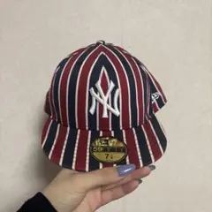 New Era 59FIFTY ストライプキャップ 7 1/4