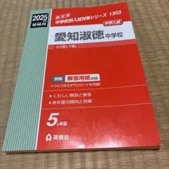 愛知淑徳中学校 2020年度受験用 過去問 - メルカリ