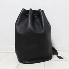 コ－チ　レザー　巾着　ショルダーバッグ9929 ブラック オールドコーチ