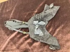 Bul Bu-Bu グレー レース犬服 SSSサイズ