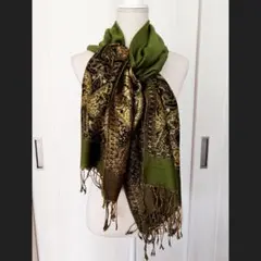 ☆新品☆ おしゃれに防寒！ さっと羽織れる エスニック 柄 ストール r