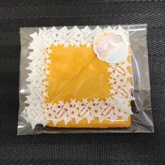 近沢レース　キャンディ　オレンジ　タオルハンカチ