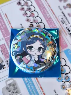 ニューダンガンロンパV3 goodspoon ホログラム缶バッジ　白銀つむぎ