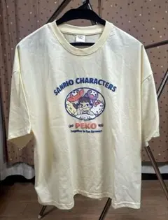 【新品】サンリオキャラクター×不二家PEKO Tシャツ 3Lサイズ クリーム色