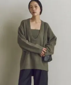 Plage MY Uneck ニット Sサイズ