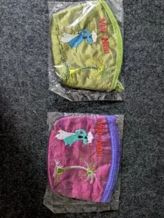 ベトナム刺繍 ポーチ 2点セットのサムネイル