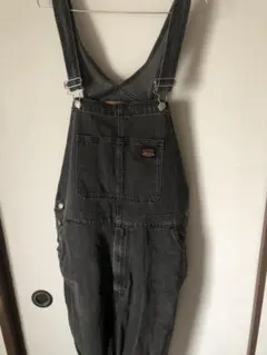 Levi's ブラックオーバーオール Lサイズ