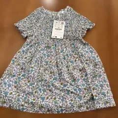 ZARA 花柄 半袖ワンピース 98cm
