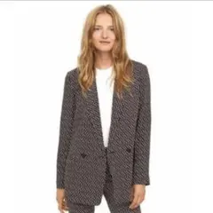 GP&J BAKER × H&M 総柄テーラードジャケット EUR36 S〜M
