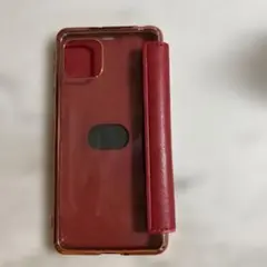 手帳型ケース　赤