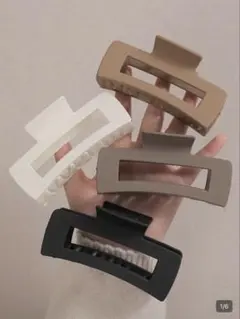 ヘアクリップ 4個セット　バレッタ