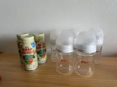 Pigeon ガラス哺乳瓶 5本セット【液体ミルク付き】