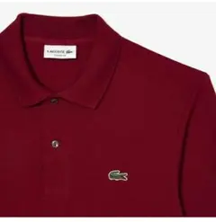 LACOSTE 赤 長袖ポロシャツ Sサイズ 新品 未開封