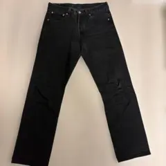 USA제 Levi's 501 후 염색 블랙 W32