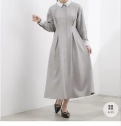 極美品♪kagure◆かぐれ◆ウールフレアワンピース　　長袖　ネイビー　Aライン 極美品 かぐれ ウール 100%フレアワンピース 長袖 濃紺 Aライン 上品