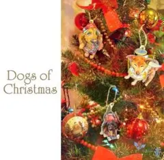 【Dogs of Christmas】クリスマスオーナメントカード&シール♪