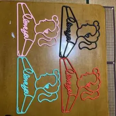 おしゃれなハンガー 4本セット I love you デザインのサムネイル