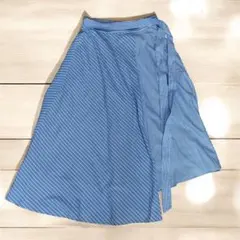 31Sonsdemodeトランテアンソンドゥモード ロングスカート ブルー S