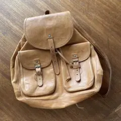 使用数回】COACH レザー バックパック リュック キャメル 廃盤 - メルカリ
