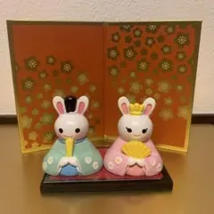 ひな祭り　ひなまつり　雛人形　うさぎ　セリア