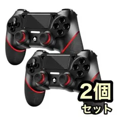 PS4コントローラー2個セット2024年最新 ワイヤレス 大容量バッテリー 軽量