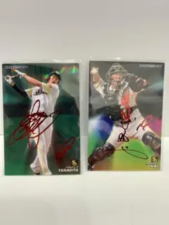 プロ野球チップス 柳田悠岐&甲斐拓也 スターカード
