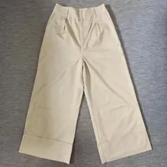 ロールアップ ワイド パンツ マーキュリー デュオ ベージュ チノパンのサムネイル