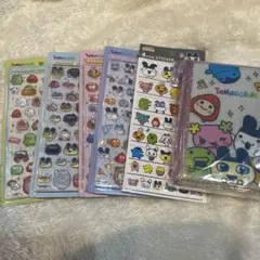 ボンボンドロップシール　たまごっち コンプリート　シール帳4sizeステッカー付