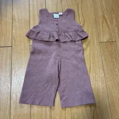 ザラベビー　ニットロンパース　86