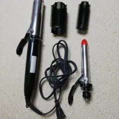 値下げ品　テスコム　ヘアアイロン　ヘアカーラー　ヘアブラシ　大小２本セット