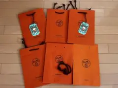 HERMES エルメス　ショッピングバッグ ショップ袋、ショッパー6枚