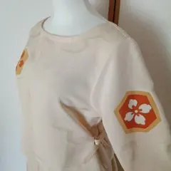 着物リメイクドレス M-Lサイズ　S-WT25M64