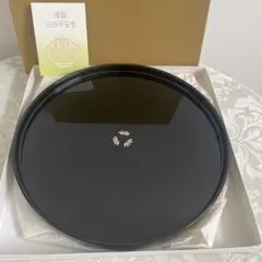 宮内庁御用達　漆器 山田平安堂 長角盆　ドット柄　茶道具　高級漆器　伝統工芸品 宮内庁御用達 漆器 山田平安堂 長角盆 ドット柄 茶道具 高級漆器 伝統