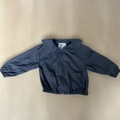 ダークグレー 襟付きジャケット