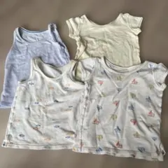ベビー肌着 タンクトップ Tシャツ 4枚セット　ユニクロ
