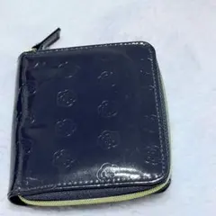 CLATHAS 二つ折り財布 エナメル調 カメリア柄のサムネイル