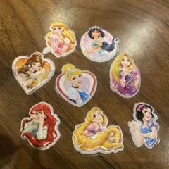 ディズニープリンセス ステッカー 8枚セット