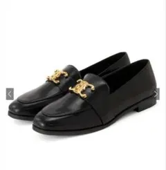 GRL モノグラムプレートレザーローファー 24.0