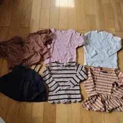 女の子　秋冬セット　90