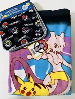 期間限定お値下げ　新品　ポケモン　バスタオル　ミニハンカチ