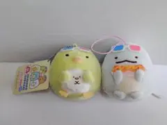 すみっコぐらしマスコットキーホルダー映画館とかげ　ぺんぎん2個セット