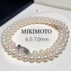 ミキモト✨ロング】 あこや真珠 ネックレス ベビーパール クリーム系 